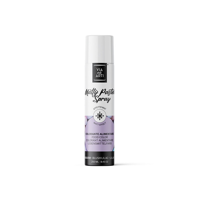 Colorante alimentare Spray LILLA Blush opaco - per Dolci e Torte - 250ml