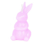 Candela decorativa a forma di coniglio - LILLA - decorazione pasquale 5x9cm