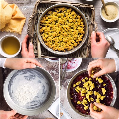 Ruoto per Pastiera e pizza - Ø22 cm - Teglia Stampo con bordo SVASATO