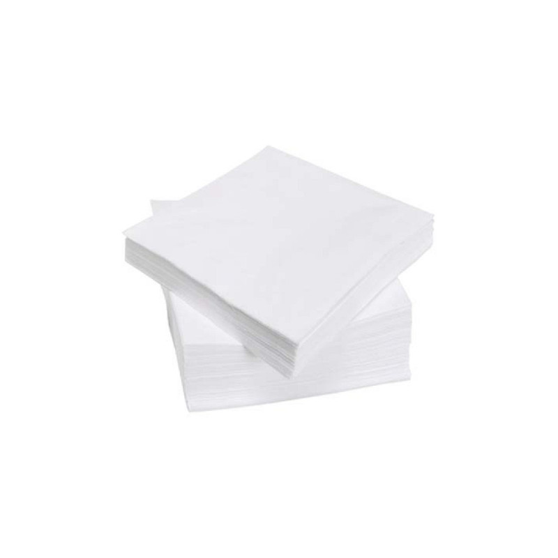50 Tovaglioli di Carta BIANCO - 25x25cm - Ecolor soft touch - tovagliolino dolce