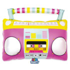 PALLONCINO a forma di STEREO Musicale Music Party - 57x59cm - gonfiabile ad elio