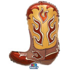 PALLONCINO a forma di STIVALE da COWBOY - 45x58cm - gonfiabile ad elio