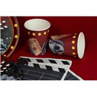 Kit coordinato tavola CINEMA pellicola ciak - piatti bicchieri tovaglioli