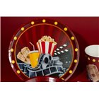 Kit coordinato tavola CINEMA pellicola ciak - piatti bicchieri tovaglioli