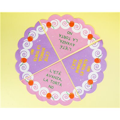 Kit coordinato tavola compleanno PENSATI GIOVANE - piatti bicchieri tovaglioli