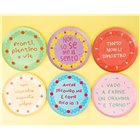 Kit coordinato tavola compleanno PENSATI GIOVANE - piatti bicchieri tovaglioli