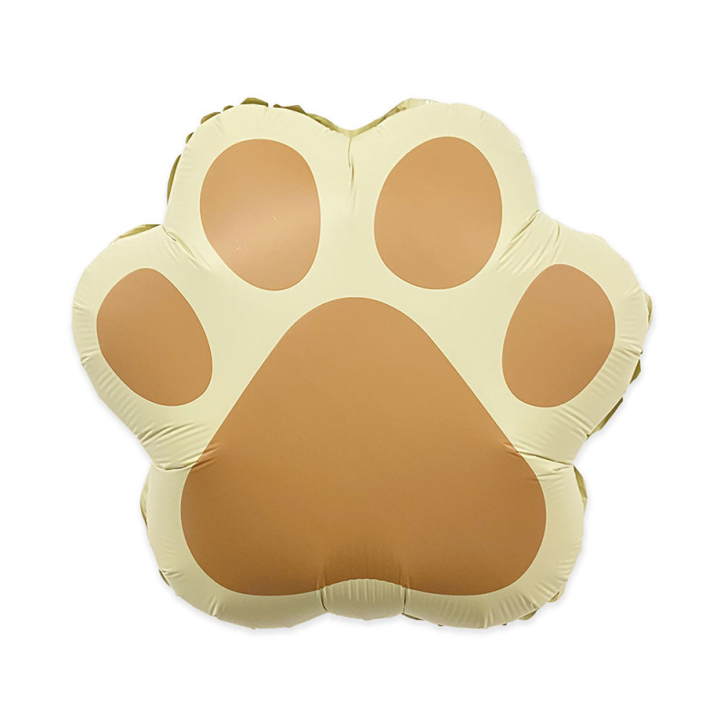 PALLONCINO a forma di ZAMPA cane cagnolino - 45cm - gonfiabile ad aria