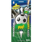 Candela Luminosa Fontana Fiaccola pallone da CALCIO football - Magic Flambè