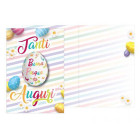 Biglietto di auguri BUONA PASQUA con ciondolo a forma di uovo pasquale in legno