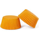 70 Pirottini tondi in carta forno antiaderente - n.2 arancione 25xH17 mm