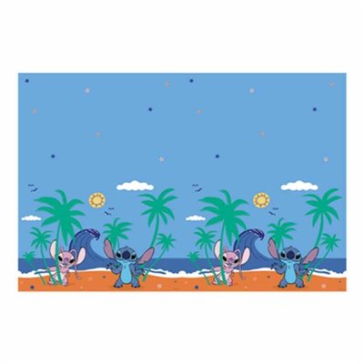 Kit coordinato tavola STITCH - piatti bicchieri tovaglioli tovaglia