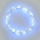 Filo 40 micro LED bianchi 4 mt per addobbi, palloni, nastro palloncini, decorazione ecc.