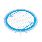 Alzata Alzatina in carta POIS CELESTE - 30cm - per torta dolci ecc.