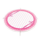 Alzata Alzatina in carta POIS ROSA - 30cm - per torta dolci ecc.