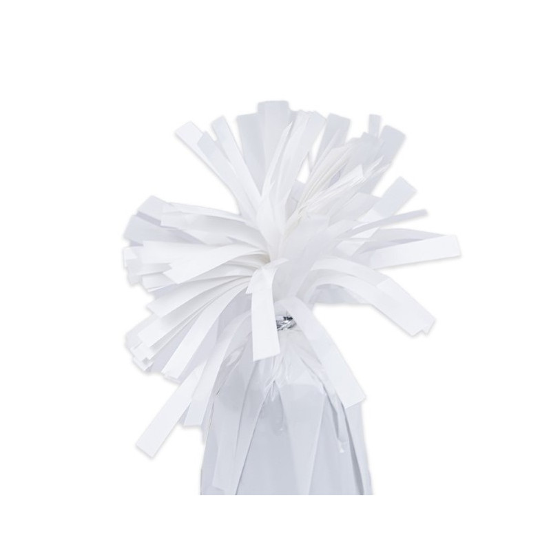 Pesetto PESO centrotavola Ciuffetto colore BIANCO - ideale per Palloncini ad Elio