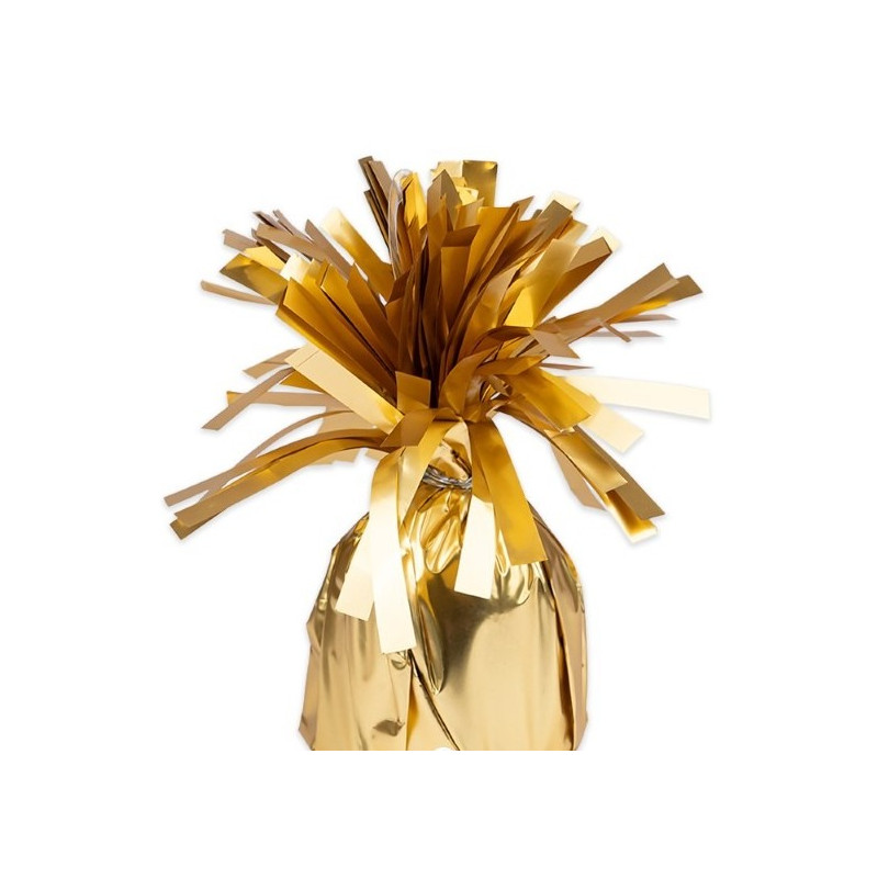 Pesetto PESO centrotavola Ciuffetto colore ORO SATINATO - ideale per Palloncini ad Elio