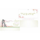 Biglietto d'auguri augurale di MATRIMONIO - Pochet portasoldi Auguri per le vostre nozze