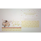 Biglietto d'auguri augurale di MATRIMONIO - Pochet portasoldi Viva gli Sposi