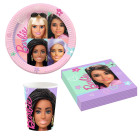 Coordinato festa bambola BARBIE bambini piatti bicchieri tovaglioli