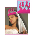 Corona con VELO Addio al NUBILATO SPOSA gadget con pene sexy fallo matrimonio
