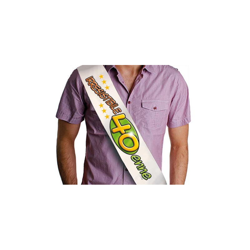 La FASCIA dell'IRRESISTIBILE 40 ENNE - gadget per il compleanno di 40 ANNI