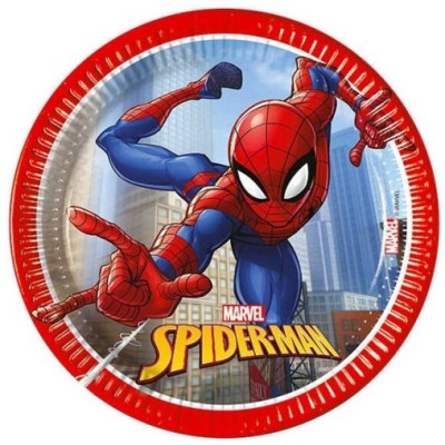 Coordinato tavola Spiderman - feste party bambini piatti tovaglioli e Bicchieri