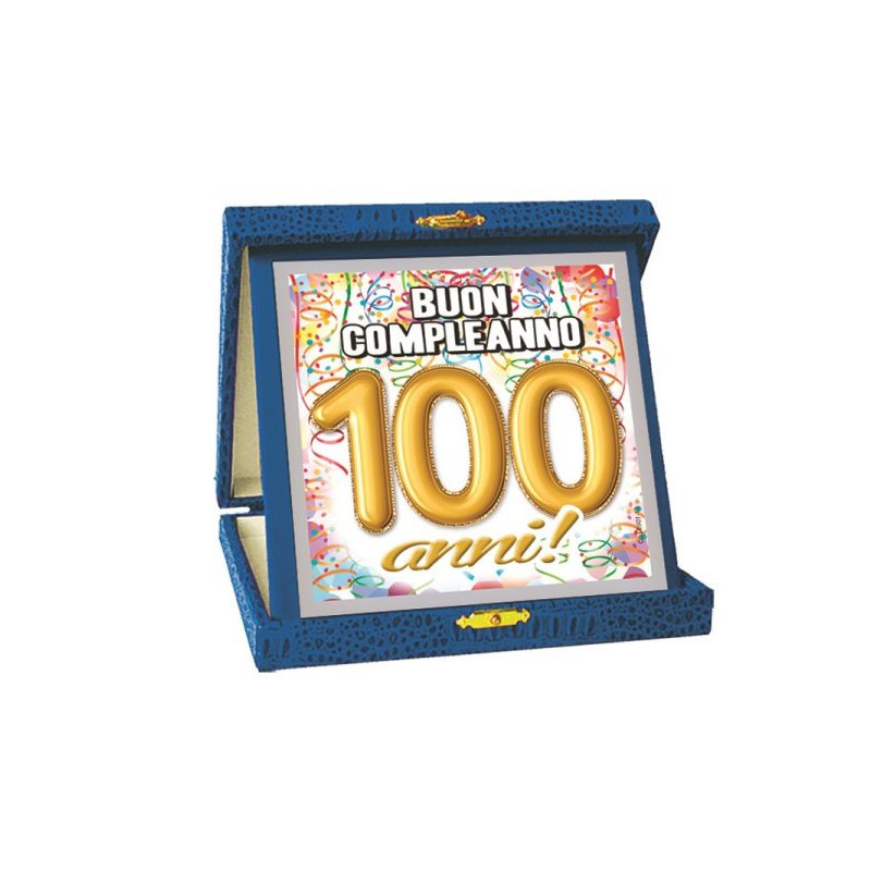 La TARGA dei 100 ENNI - idea scherzo gadget per la festa di compleanno dei 100 ANNI