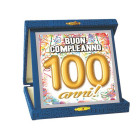 La TARGA dei 100 ENNI - idea scherzo gadget per la festa di compleanno dei 100 ANNI