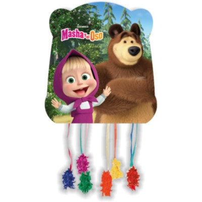 Pignatta pentolaccia MASHA E ORSO - Compleanno decoro festa per bambini