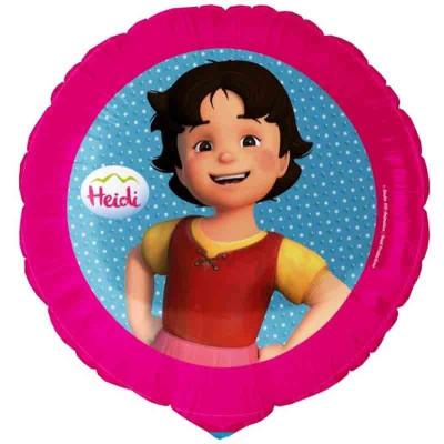 Pallone HEIDI - palloncino in foil Mylar gonfiabile elio o aria Ø45cm