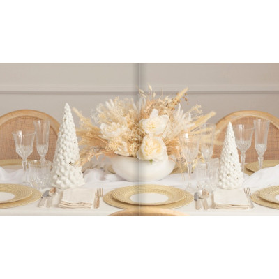 6 SottoPiatto Ø33cm ORO LUCIDO in carta compostabile - addobbo decoro tavola