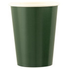 kit 40pz - Coordinato MONOCOLORE VERDONE tavola festa COMPOSTABILE - piatti, bicchieri tovaglioli