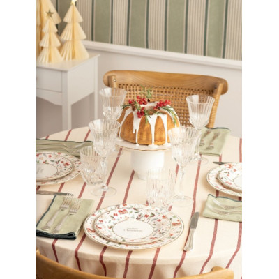 40 pz coordinato NATALE LITTLE CHRISTMAS DECO' piatti bicchieri tovaglioli addobbo tavola