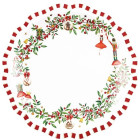 40 pz coordinato NATALE CHRISTMAS VINTAGE piatti bicchieri tovaglioli addobbo tavola