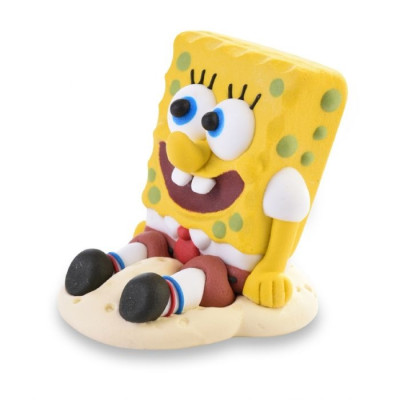 Personaggio Zucchero SPONGEBOB 3D - Decorazione per torta in zucchero L4xH4 cm circa
