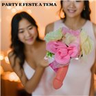 BOUQUET FIORI SPOSA MANICO sexy FALLO pene scherzi addio al nubilato, matrimonio