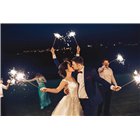 120 SCINTILLE 28cm stelline bastoncino luminoso fontanine matrimonio capodanno