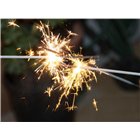 120 SCINTILLE 28cm stelline bastoncino luminoso fontanine matrimonio capodanno