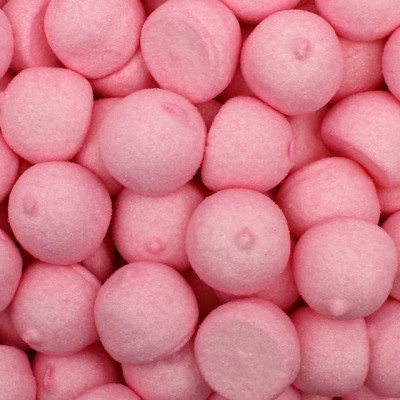 Marshmallow PALLE DA GOLF ROSA soffici, con una copertura di zucchero brillante Busta 900 gr