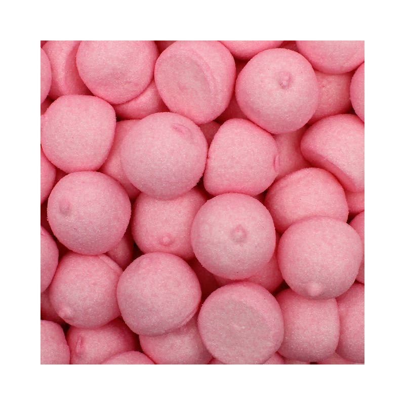 Marshmallow PALLE DA GOLF ROSA soffici, con una copertura di zucchero brillante Busta 900 gr