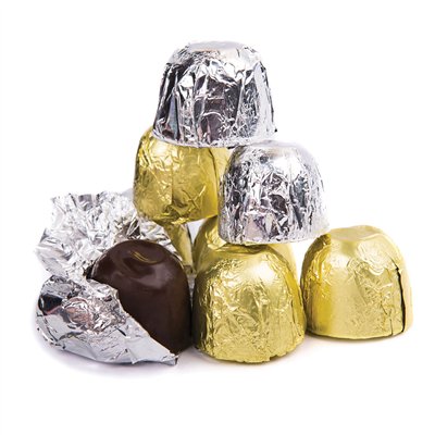 Fogli in Alluminio Rossi - 10x10cm - ideali per l'incarto di cioccolatini - 50g