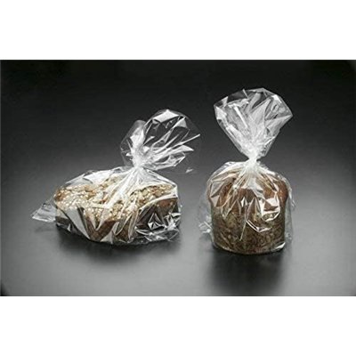 Set 5x Stampo PANETTONE 750g Basso + Sacchetti Buste Alimentari 40x48cm e laccetto