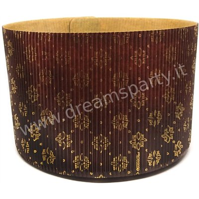 Stampo CANASTA un ONDA 500 gr -5 pezzi- Pirottino panettone in carta da Forno