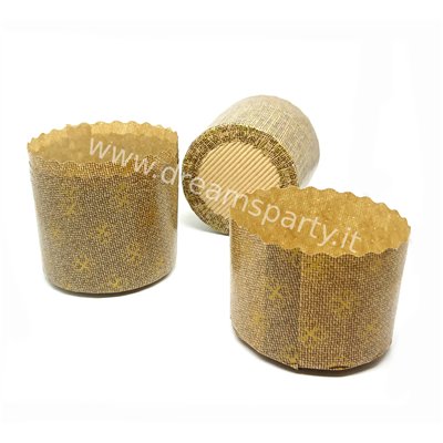 Stampo PANETTONE 1,5 kg Alto 1 pezzo - Pirottino monouso in carta da Forno 1500gr