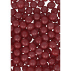 Perline ROSSO bordeaux in ZUCCHERO 60g - perle sferiche ideale per decori torte