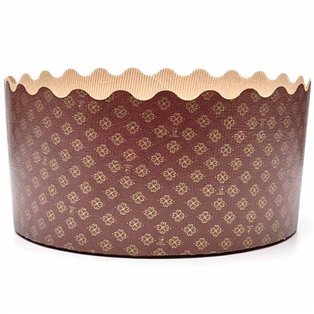 2 STAMPI stampo PANETTONE 3 kg BASSO in carta FORMA PIROTTINO NATALE PANDORO