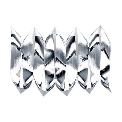 Nastro in plastica GIROTORTA da Pasticceria - colore ARGENTO lucido 10 metri