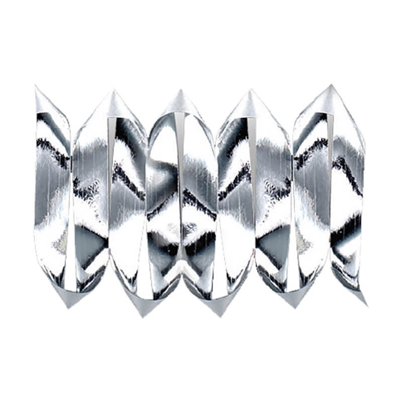 Nastro in plastica GIROTORTA da Pasticceria - colore ARGENTO lucido 10 metri