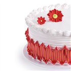 Nastro in plastica GIROTORTA liscio da Pasticceria - colore ARANCIO - 1 metro