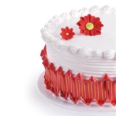 Nastro in plastica GIROTORTA liscio da Pasticceria - colore CELESTE - 1 metro